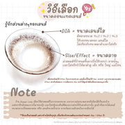Biscuit (Green) ค่าสายตา 0.00-10.00 คอนแทคเลนส์