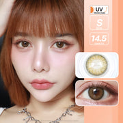 Biscuit (Brown) ค่าสายตา 0.00-10.00 คอนแทคเลนส์