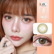 Biscuit (Green) ค่าสายตา 0.00-10.00 คอนแทคเลนส์