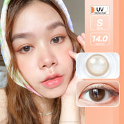 Bon bon (Brown) ค่าสายตา 0.00-10.00 คอนแทคเลนส์