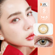Chuing (Brown) ค่าสายตา 0.00-10.00 คอนแทคเลนส์