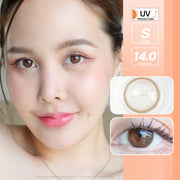 Cleany Brown ค่าสายตา 0.00-10.00 คอนแทคเลนส์