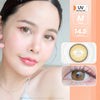 Clover (Brown) ค่าสายตา 0.00-10.00 คอนแทคเลนส์