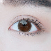 Crystal (Brown) ค่าสายตา 0.00-10.00 คอนแทคเลนส์