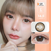 Daizy (Brown) ค่าสายตา 0.00-10.00 คอนแทคเลนส์