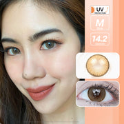 Elite (Brown) ค่าสายตา 0.00-10.00 คอนแทคเลนส์