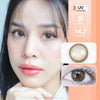 Gemini (Brown) ค่าสายตา 0.00-10.00 คอนแทคเลนส์