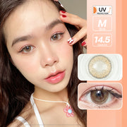 Jetaime (Brown) Size M ค่าสายตา 0.00-10.00 คอนแทคเลนส์