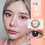 Kelly mini (Brown) ค่าสายตา 0.00-10.00 คอนแทคเลนส์