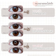 [ราคาพิเศษเฉพาะในไลฟ์] ชุดเซต 16 คู่  ค่าสายตา -4.75 Limited Layla (Brown) คอนแทคเลนส์