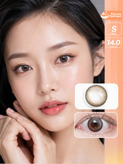 Limited Leena Brown ค่าสายตา 0.00-10.00 คอนแทคเลนส์