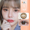 Nudy (Brown) ค่าสายตา 0.00-10.00 คอนแทคเลนส์