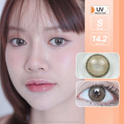 Olivia mini (Brown) ค่าสายตา 0.00-10.00 คอนแทคเลนส์
