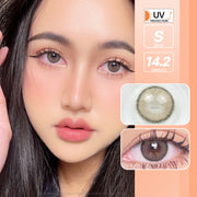 Olivia mini (Brown) ค่าสายตา 0.00-10.00 คอนแทคเลนส์