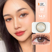 Rain kiss (Brown) ค่าสายตา 0.00-10.00 คอนแทคเลนส์