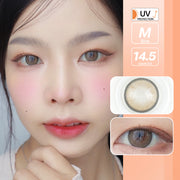 Rain kiss (Brown) ค่าสายตา 0.00-10.00 คอนแทคเลนส์
