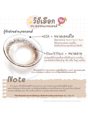 Cleany Brown ค่าสายตา 0.00-10.00 คอนแทคเลนส์
