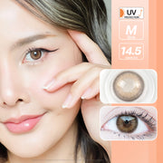 Sugar kiss (Brown) ค่าสายตา 0.00-10.00 คอนแทคเลนส์