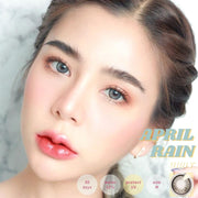 April rain (Gray) ค่าสายตา 0.00-10.00 คอนแทคเลนส์