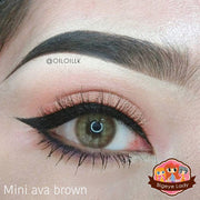 Ava mini (Brown) ค่าสายตา 0.00-10.00 คอนแทคเลนส์