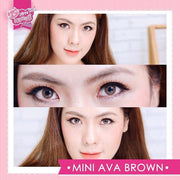 Ava mini (Brown) ค่าสายตา 0.00-10.00 คอนแทคเลนส์