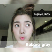 Babara (Gray) ค่าสายตา 0.00-10.00 คอนแทคเลนส์