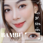 Bambi (Hazel) ค่าสายตา 0.00-10.00 คอนแทคเลนส์