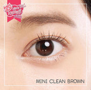 Cleen mini (Brown) ค่าสายตา 0.00-10.00 คอนแทคเลนส์