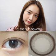 Cleen mini (Brown) ค่าสายตา 0.00-10.00 คอนแทคเลนส์
