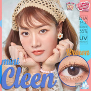 Cleen mini (Brown) ค่าสายตา 0.00-10.00 คอนแทคเลนส์