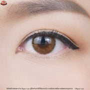 Glitter (Brown) ค่าสายตา 0.00-10.00 คอนแทคเลนส์