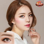 Jelly mini (Brown) ค่าสายตา 0.00-10.00 คอนแทคเลนส์