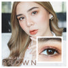 Jeneth mini (Brown) ค่าสายตา 0.00-10.00 คอนแทคเลนส์