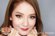 Jetaime (Brown) Size M ค่าสายตา 0.00-10.00 คอนแทคเลนส์