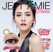 Jetaime (Brown) Size M ค่าสายตา 0.00-10.00 คอนแทคเลนส์