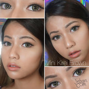 Kirei (Brown) ค่าสายตา 0.00-10.00 คอนแทคเลนส์