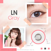 LN (Gray) ค่าสายตา 0.00-10.00 คอนแทคเลนส์