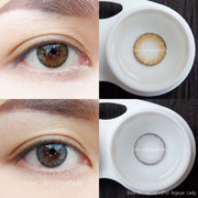 Lily 2 tone (Brown) ค่าสายตา 0.00-10.00 คอนแทคเลนส์