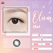 Olivia mini (Black) ค่าสายตา 0.00-10.00 คอนแทคเลนส์