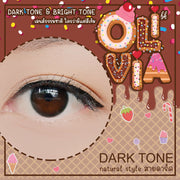 Olivia mini (Black) ค่าสายตา 0.00-10.00 คอนแทคเลนส์