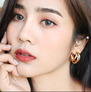 Olivia mini (Brown) ค่าสายตา 0.00-10.00 คอนแทคเลนส์