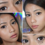 Platinum mini (Brown) ค่าสายตา 0.00-10.00 คอนแทคเลนส์