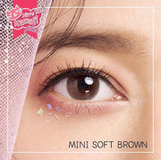 Soft mini (Brown) ค่าสายตา 0.00-10.00 คอนแทคเลนส์